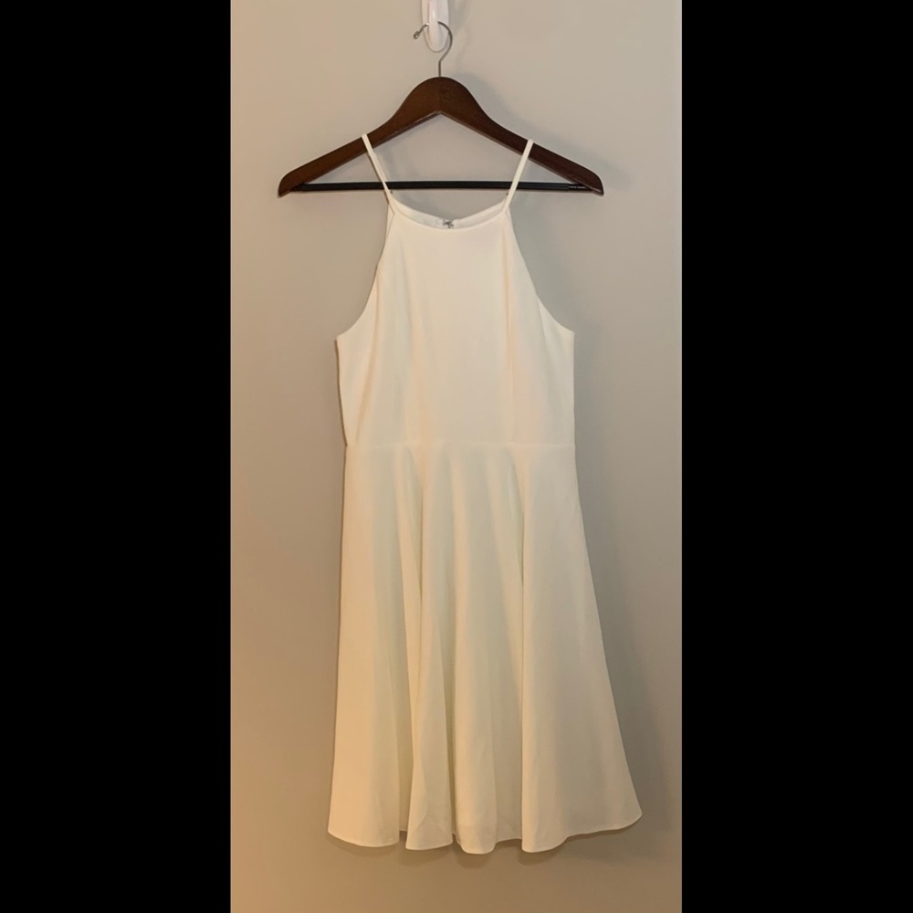 Lulu’s White Skater Dress